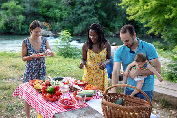 istock Healthy vegan eating in nature 1190841498
