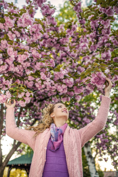 istock Woman enjoying in the backyard on spring 1190841773