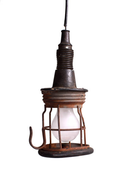 istock Old vintage light from the 70s, isolated 1190852410