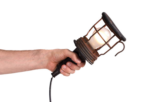 istock Old vintage light from the 70s, isolated 1190852485