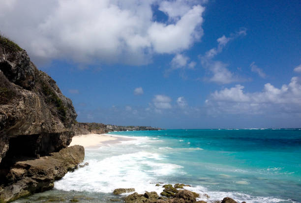 istock Beautiful day at a Barbados island beach 1190857110