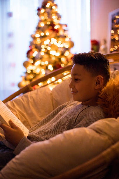 istock Handsome mixed race young male at Christmas 1190857862