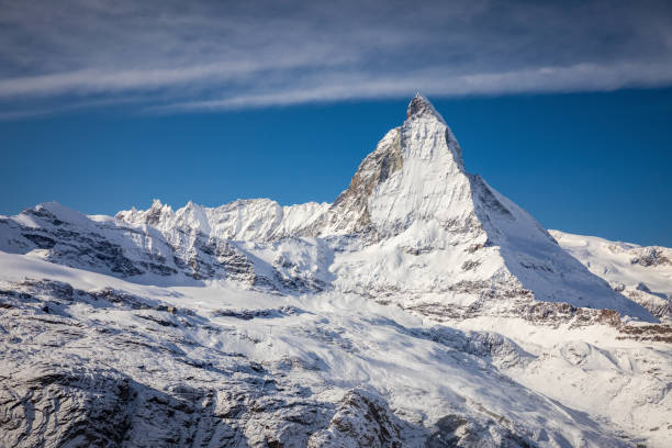 istock Aerial of Matterhorn summit from Gornergrat 1190859418