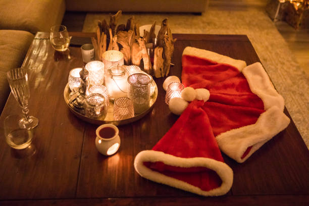istock Christmas decorations in xmas home 1190859762