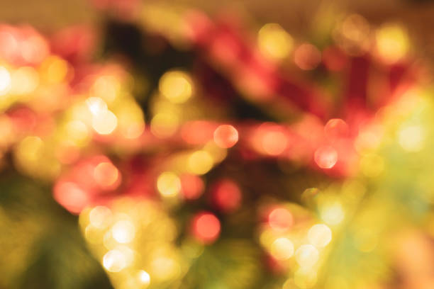 istock Blurred background for Christmas, bokeh 1190863674