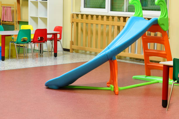 istock slide in the playground of a kindergarten 1190864954