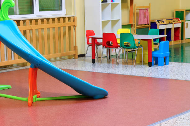 istock slide in the kindergarten without kids 1190865416