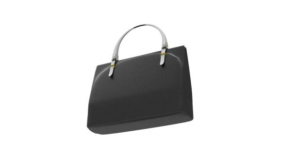 istock Woman Bag 3D Rendering isolated on White 1190876502