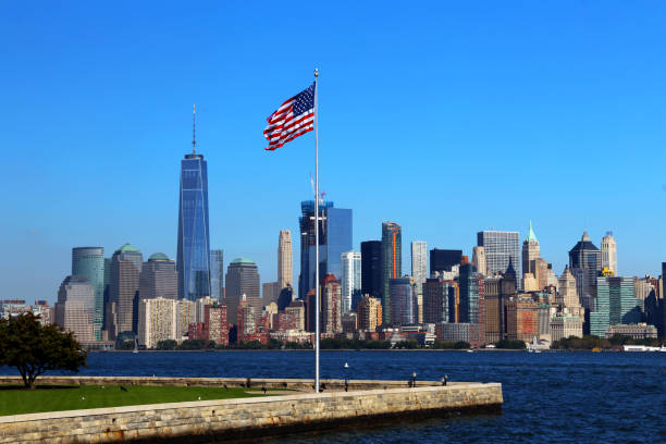 istock Ellis Island's American Flag 1190877231