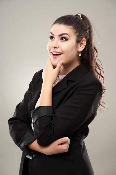 istock Thoughtful businesswoman closeup 1190881423