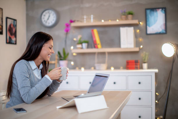 istock Young woman freelancer. 1190881620