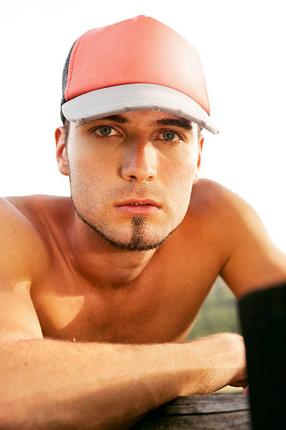 istock Young Man on the farm 119088453