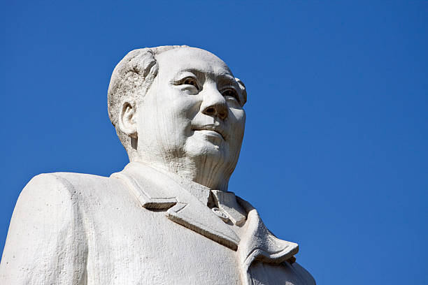 statua di mao tse-tung - mao tse tung foto e immagini stock