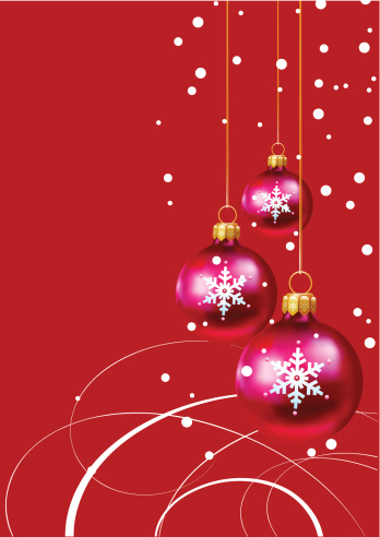 Wallpaper Natal 1 Ilustrasi Stok - Unduh Gambar Sekarang - Bentuk, Bola