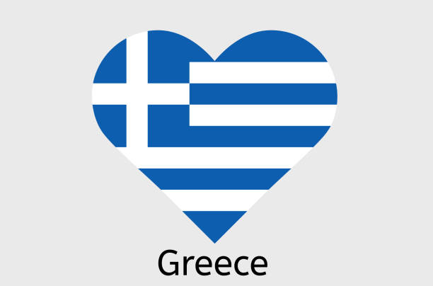 istock Grecian flag icon, Greek country flag vector illustration 1190891838