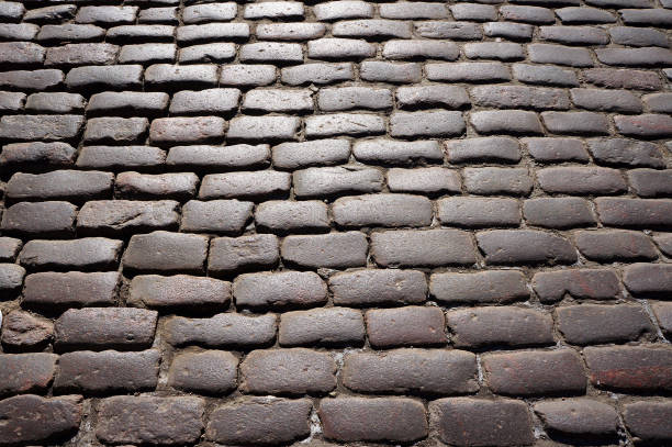 istock Old traditional stone sett paving. 1190901838