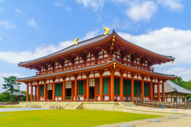 位於奈良的高福基中央金色大廳 - 興福寺 奈良 個照片及圖片檔