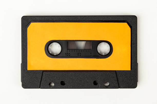 istock Audio Tape with orange Label 1190904308