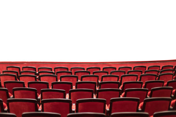 theater seats with isolated white area