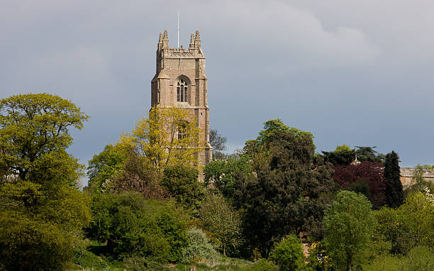 istock Mediaeval Church with Storm Clouds 119091497