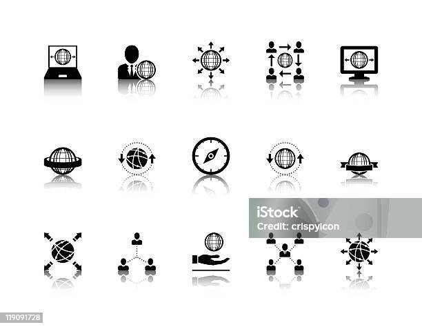 Kommunikationsymbole Stock Vektor Art und mehr Bilder von Biegung - Biegung, ClipArt, Computerbildschirm