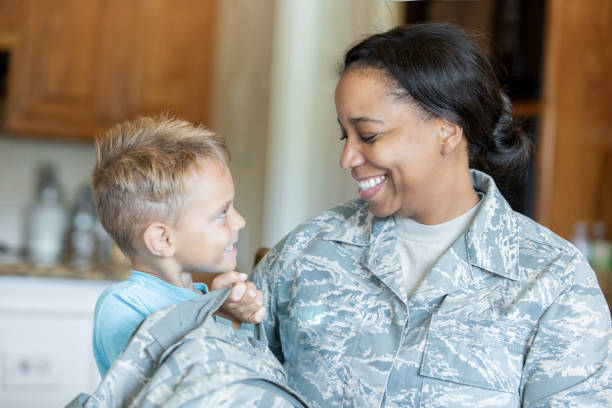 istock Veteran mom reunited with son 1190927691