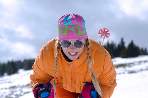 istock Woman enjoy in skiing 1190929872