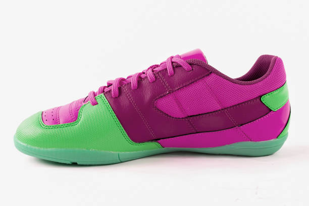 istock Colorful leather sneaker on white background, isolated product. 1190930155