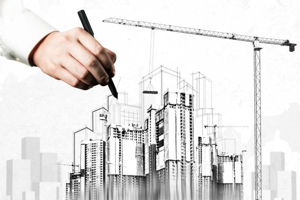 istock City civil planning and real estate development. 1190950784