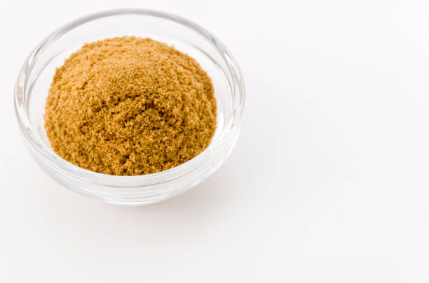 istock Cumin Powder in Small transparent bowl on White Background 1190952280
