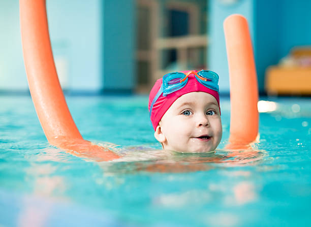 istock Child in a swimming pool 119096539