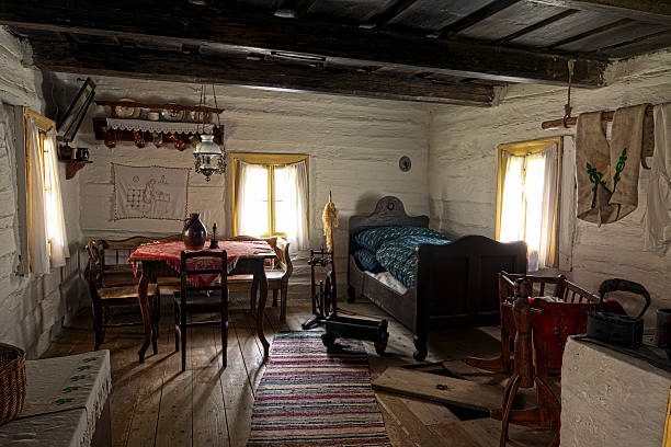 istock Old room in  farmer's house 119096796