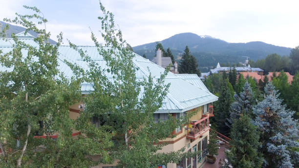 istock Whistler, city aerial view 1190970768