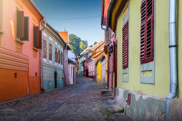 istock old streets with colorful houses 1190970858