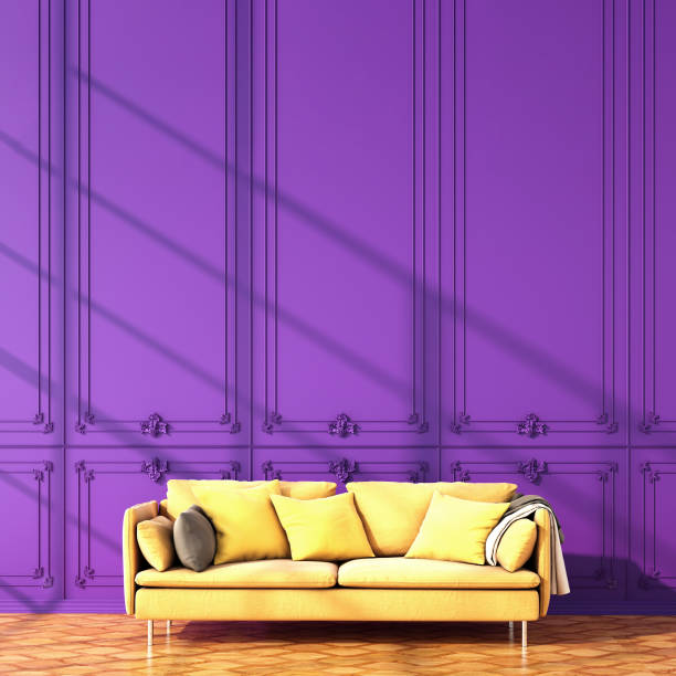 istock interior design for color trend 2020,3d rendering,3d illustration 1190976421