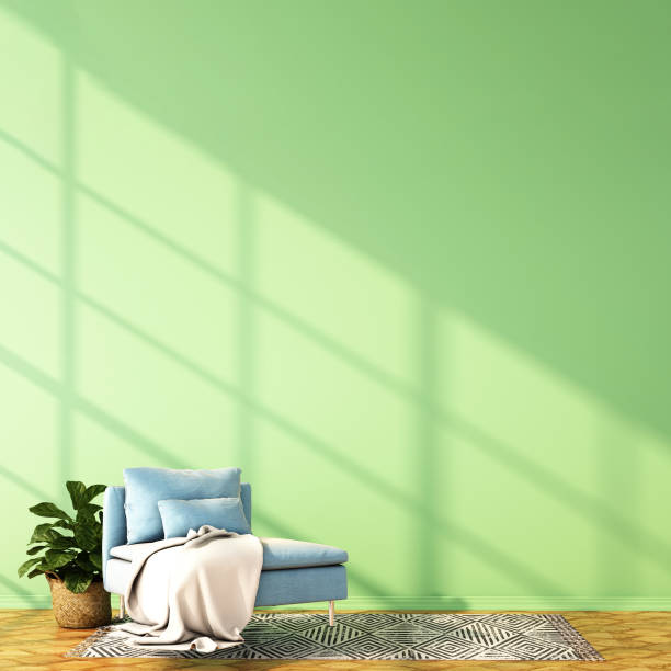 istock interior design for color trend 2020,3d rendering,3d illustration 1190976424