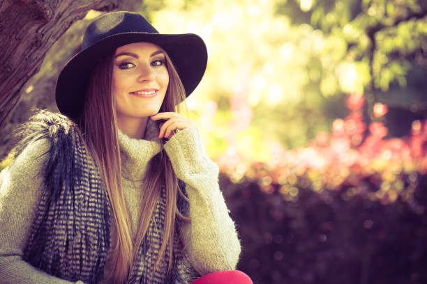 istock Pretty girl in park 1190979343
