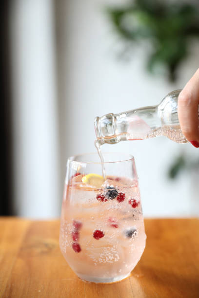 istock Lemonade or mojito cocktail with lemon and mint, cold refreshing drink or beverage with ice 1190979465