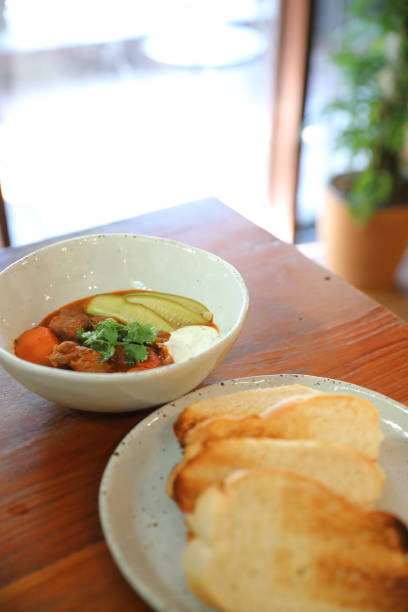 istock Masala curry , indian food with bread 1190981330