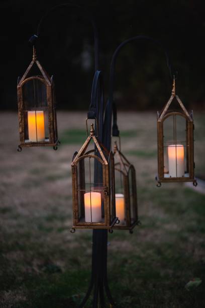 istock Outdoor party decoration lanterns 1190982369