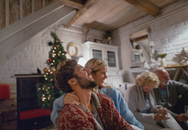istock Enjoyig Christmas time with family. 1190985378