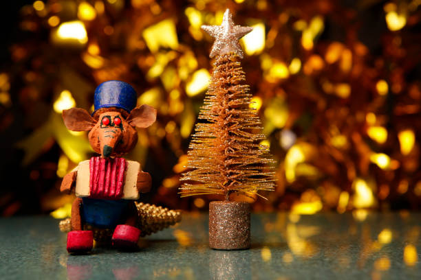 istock fir tree rat marble gold bokeh 1190987249