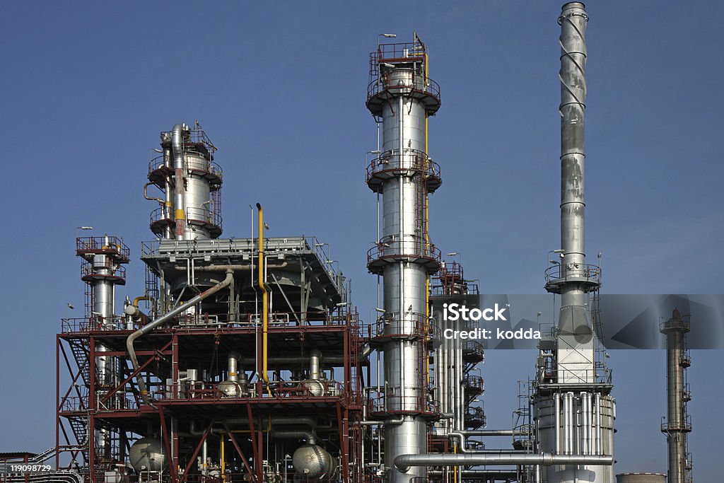 Detalhe da indústria pesada fábrica de produtos químicos - Royalty-free Arquitetura Foto de stock