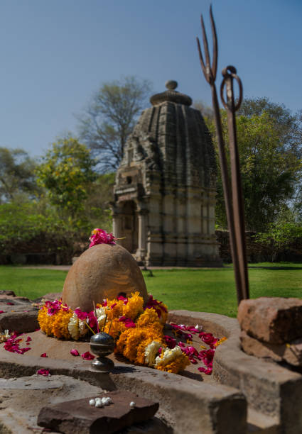 istock small shivlingum at Baroli Temples Complex,Baroli, Rawatbhata, Rajasthan 1190989667