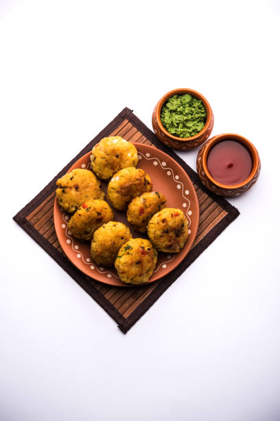 istock Veg Poha Roll, patties or Tikki 1190997273