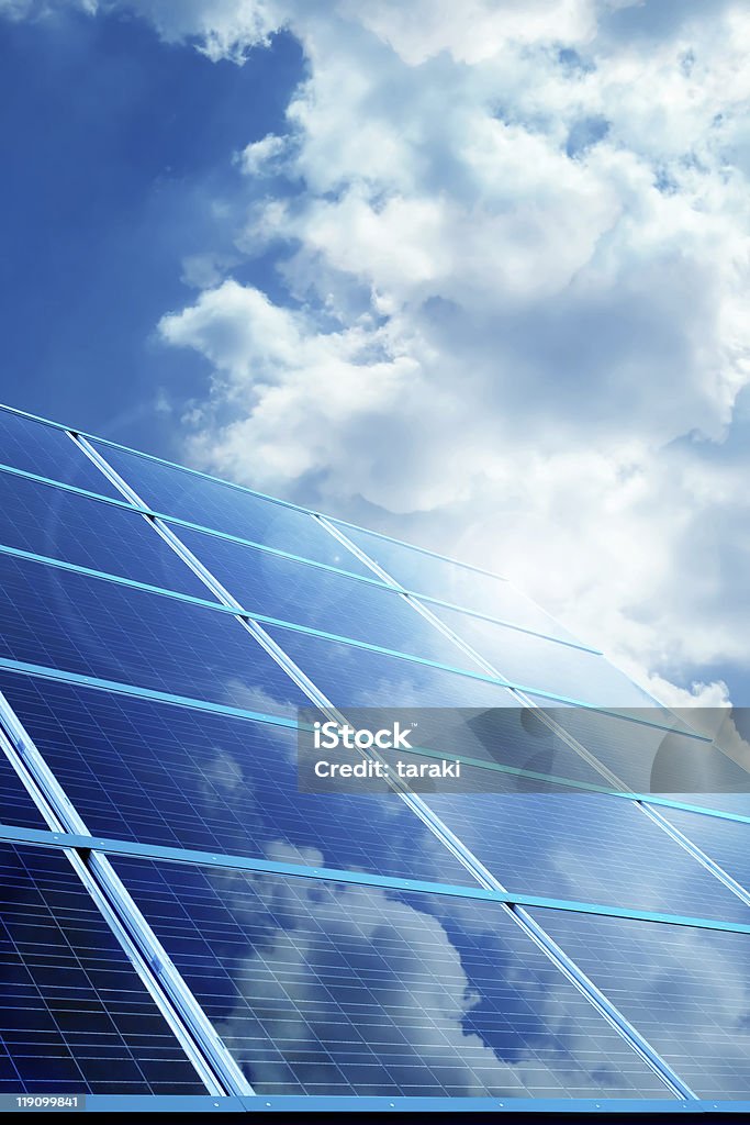 Fotovoltaici - Foto stock royalty-free di Energia solare