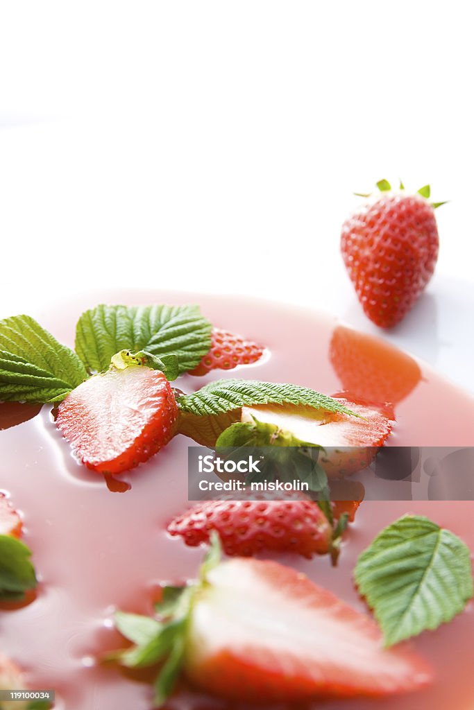 Sopa de morango - Foto de stock de Bebida royalty-free