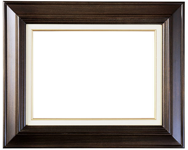 wooden frame stock photo