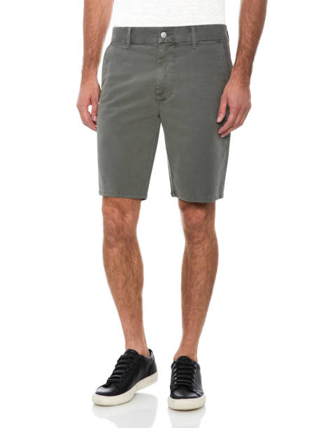 istock Men's Jogger Shorts with Zipper with white background 1191008450