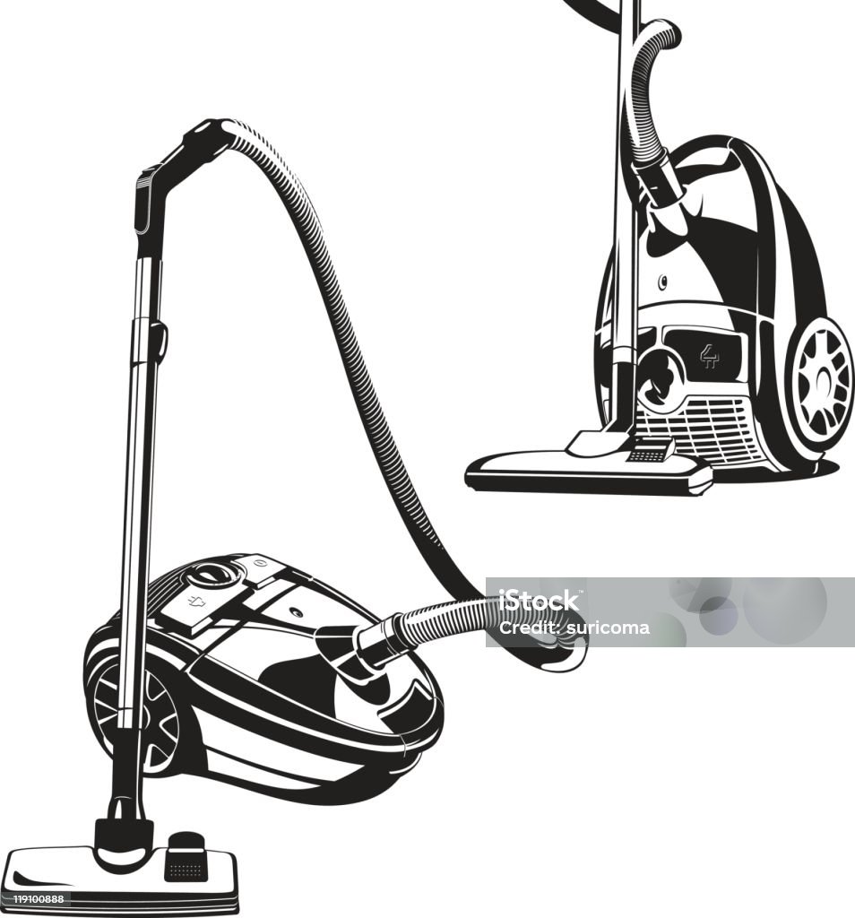 vacuum cleaner A Vector .eps 8 illustration of the vacuum cleaner. Easily change the color.CDR-10 (Corel Draw) and Ai-8 (Adobe Illustrator)   files in  ZIP folder  Cleaning Stock Photo